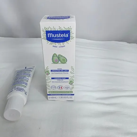 Mustela 2 pk Baby Cradle Cap Cream W Natural Avocado  Paraben Free & Fragrance - Picture 4 of 8